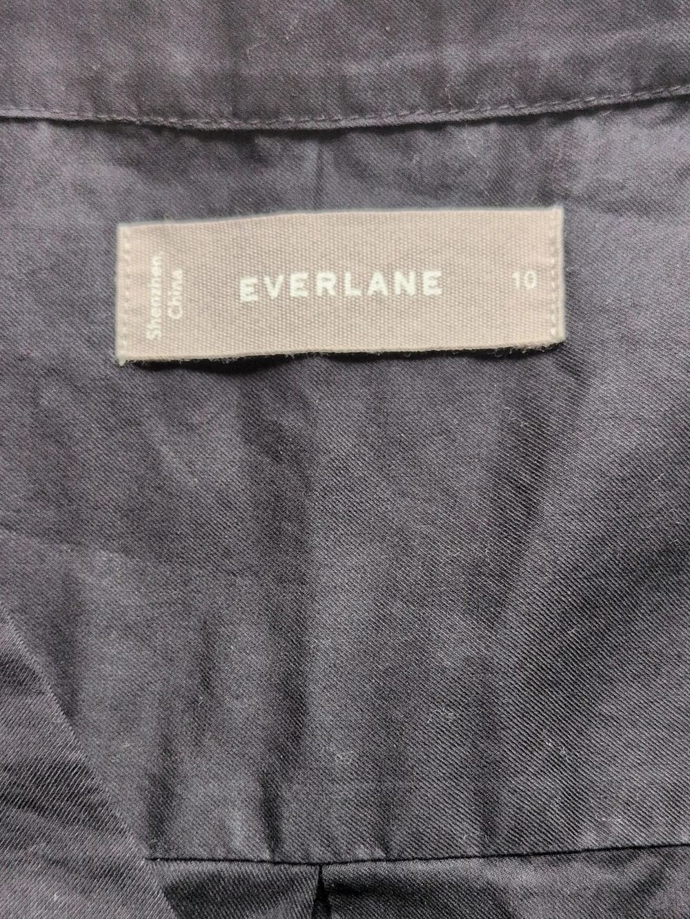 Everlane V-neck Button Down Cotton Blouse
